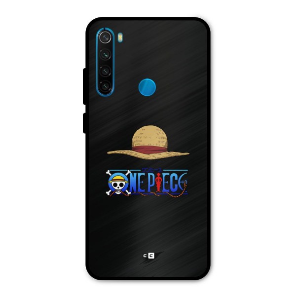 Straw Hat Metal Back Case for Redmi Note 8