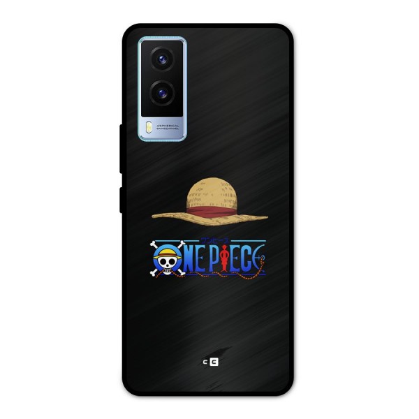 Straw Hat Metal Back Case for Vivo V21e 5G