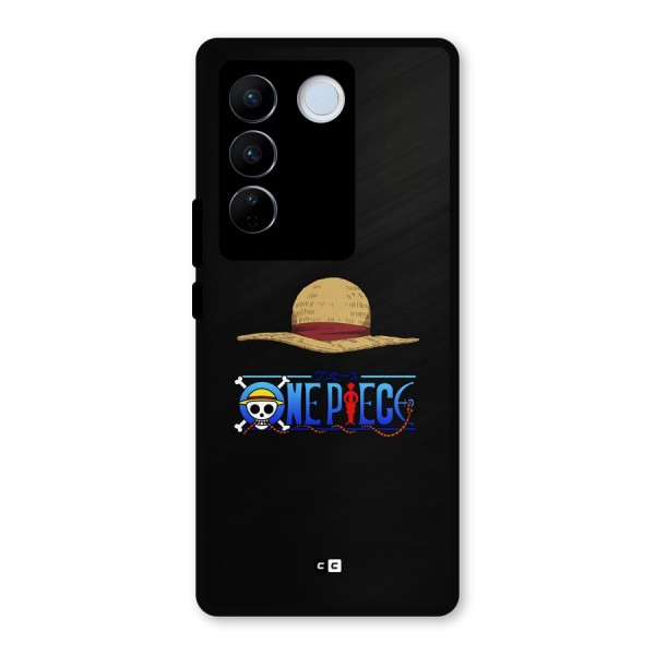 Straw Hat Metal Back Case for Vivo V27