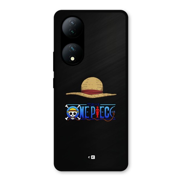 Straw Hat Metal Back Case for Vivo Y100a