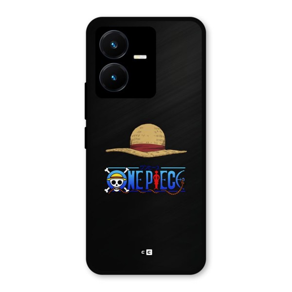 Straw Hat Metal Back Case for Vivo Y22