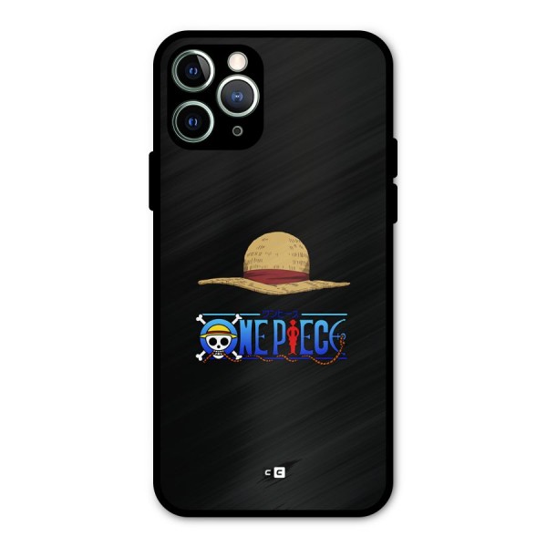 Straw Hat Metal Back Case for iPhone 11 Pro Max