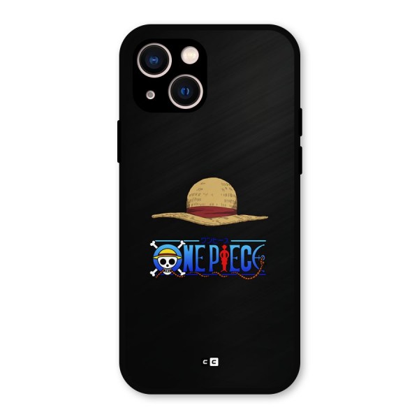 Straw Hat Metal Back Case for iPhone 13