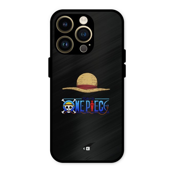 Straw Hat Metal Back Case for iPhone 14 Pro