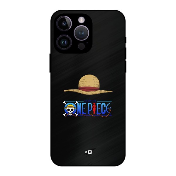 Straw Hat Metal Back Case for iPhone 14 Pro Max