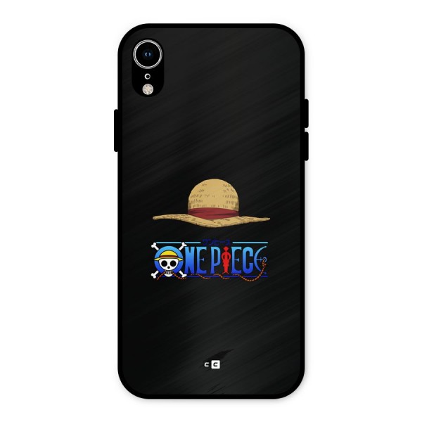 Straw Hat Metal Back Case for iPhone XR