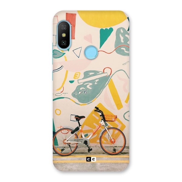 Street Art Bicycle Back Case for Redmi 6 Pro