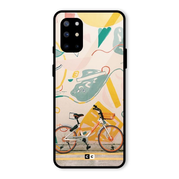 Street Art Bicycle Glass Back Case for OnePlus 8T
