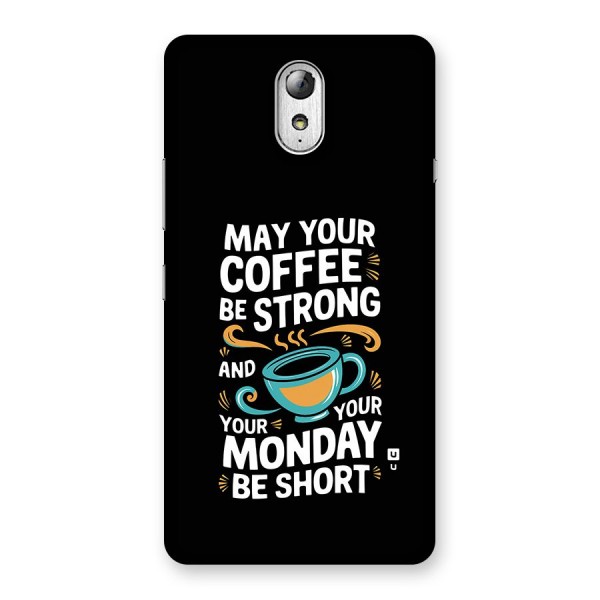 Strong Coffee Back Case for Lenovo Vibe P1M