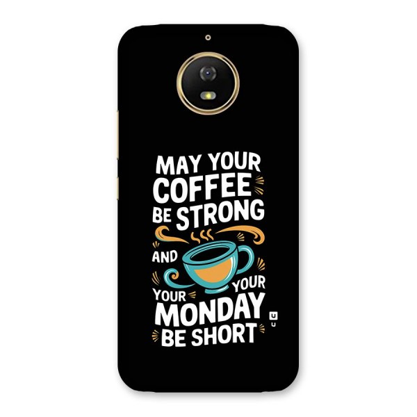 Strong Coffee Back Case for Moto G5s