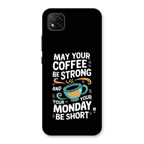 Strong Coffee Back Case for Poco C3