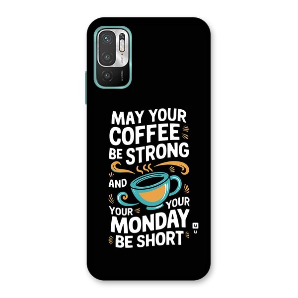 Strong Coffee Back Case for Redmi Note 10T 5G