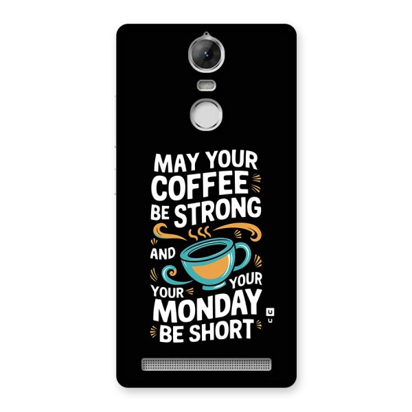 Strong Coffee Back Case for Vibe K5 Note