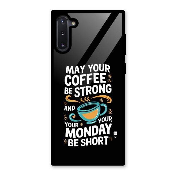 Strong Coffee Glass Back Case for Galaxy Note 10
