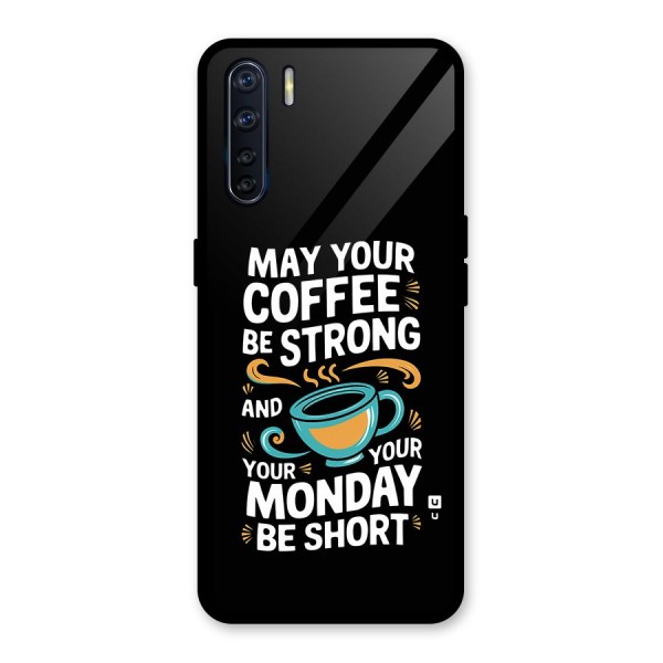 Strong Coffee Glass Back Case for Oppo F15