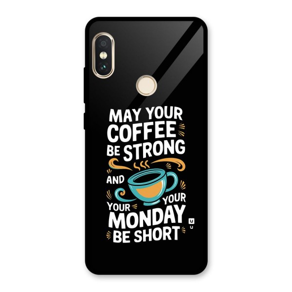 Strong Coffee Glass Back Case for Redmi Note 5 Pro