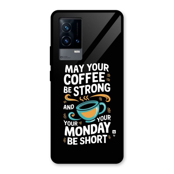 Strong Coffee Glass Back Case for iQOO 9 5G