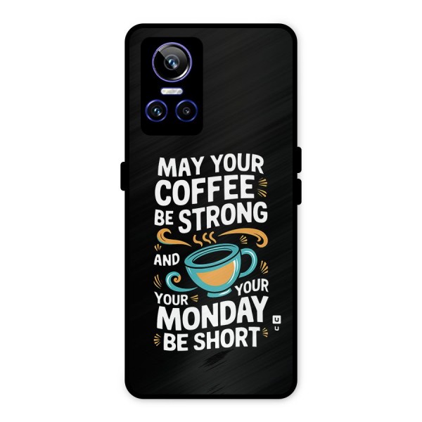 Strong Coffee Metal Back Case for Realme GT Neo 3