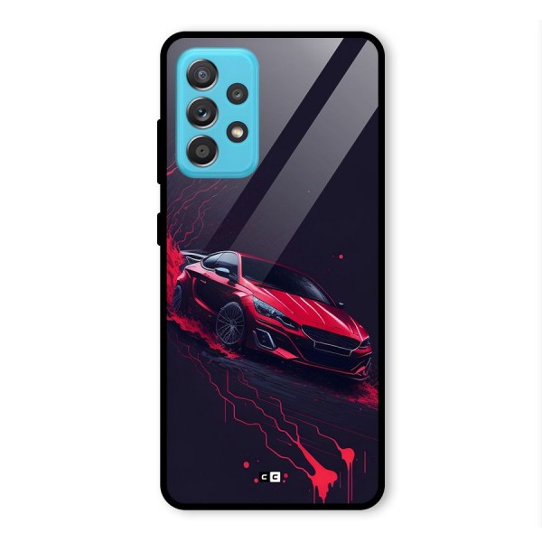 Stunning Car Glass Back Case for Galaxy A52