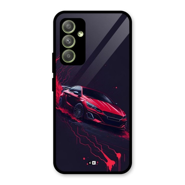 Stunning Car Glass Back Case for Galaxy A54