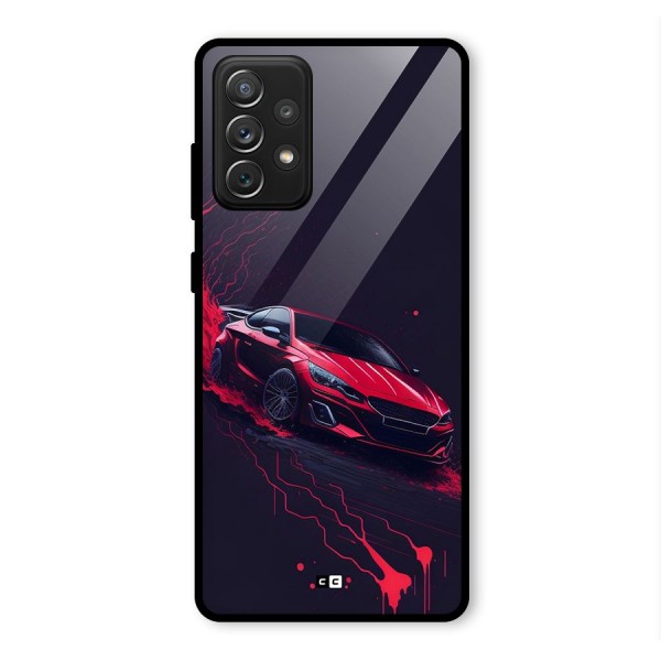 Stunning Car Glass Back Case for Galaxy A72