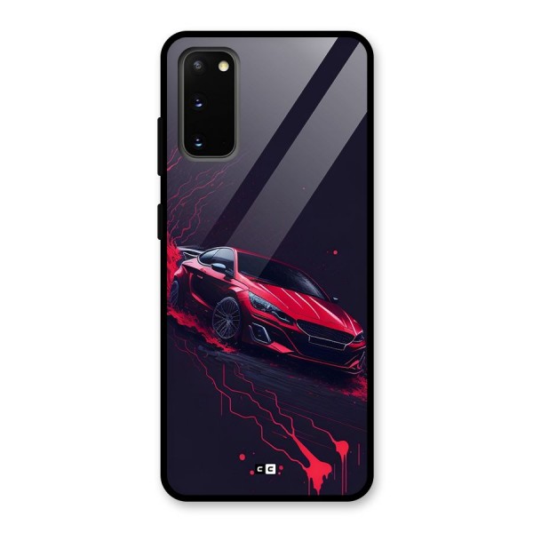 Stunning Car Glass Back Case for Galaxy S20