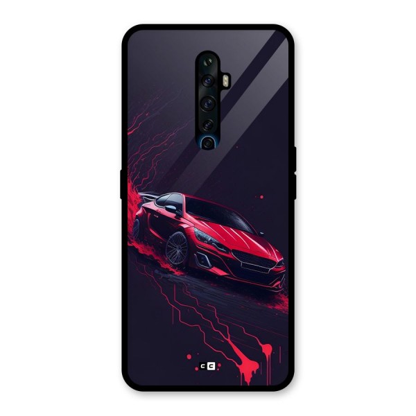 Stunning Car Glass Back Case for Oppo Reno2 Z