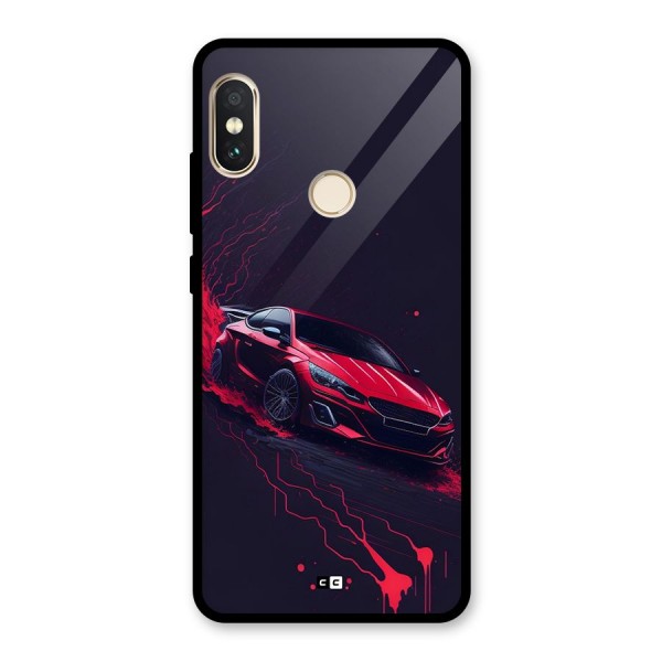 Stunning Car Glass Back Case for Redmi Note 5 Pro