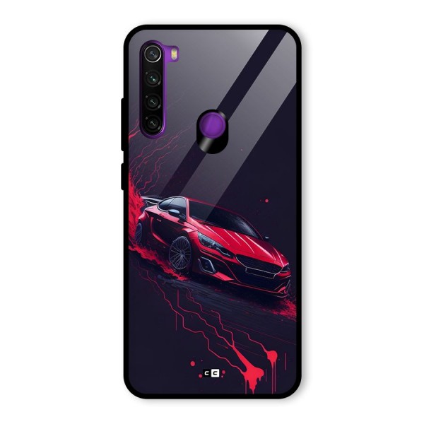 Stunning Car Glass Back Case for Redmi Note 8