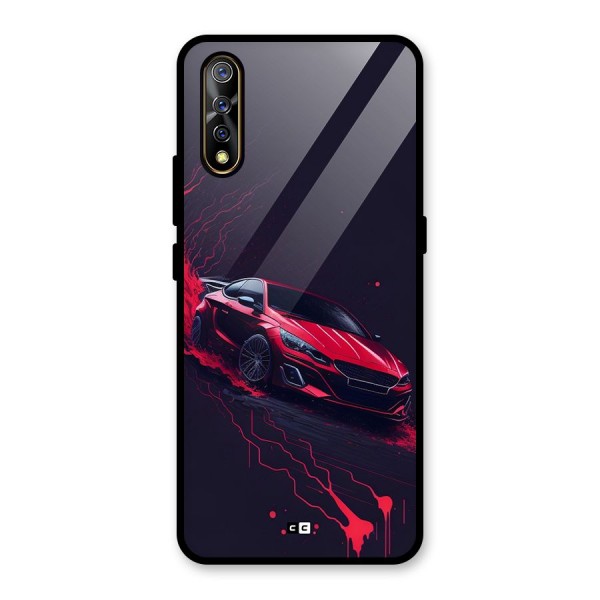 Stunning Car Glass Back Case for Vivo S1