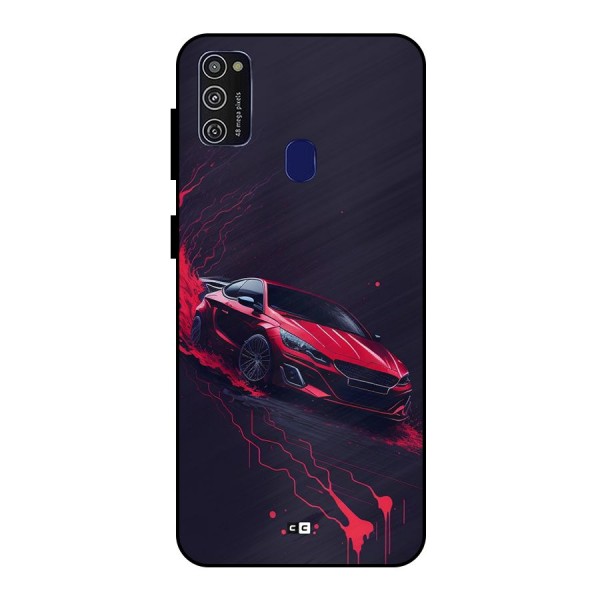 Stunning Car Metal Back Case for Galaxy M30s