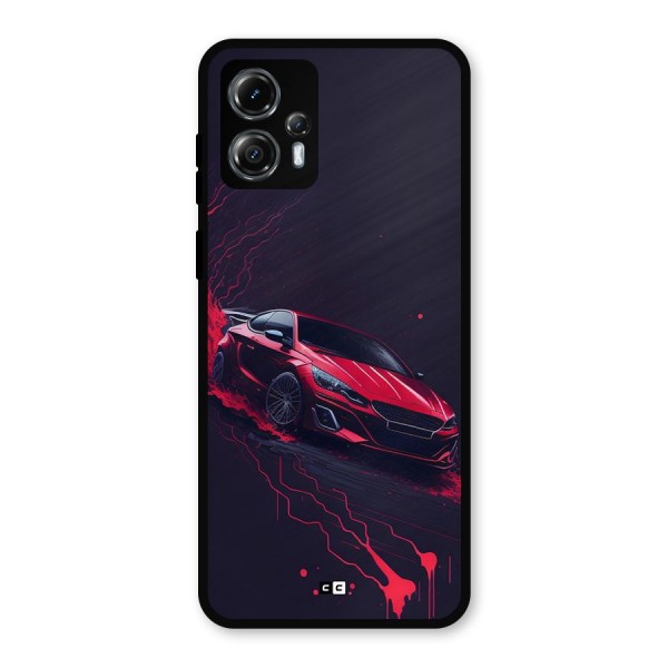 Stunning Car Metal Back Case for Moto G13