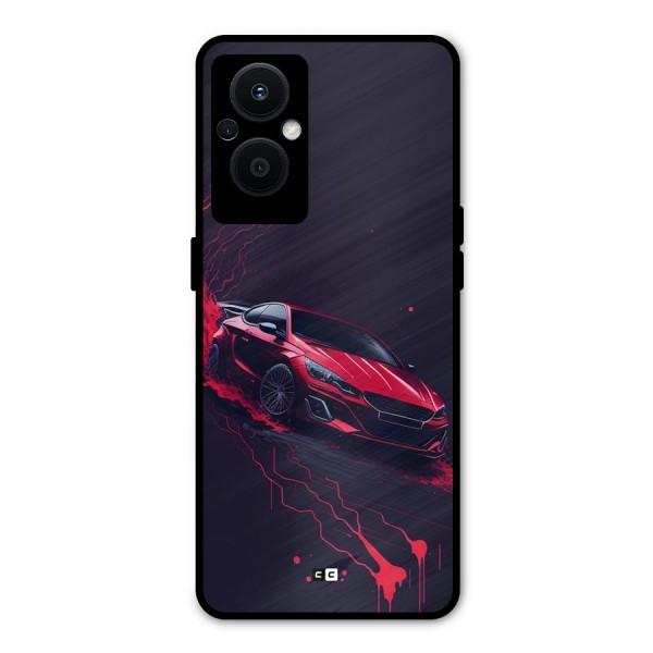 Stunning Car Metal Back Case for Oppo F21s Pro 5G