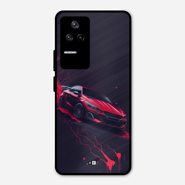 Stunning Car Metal Back Case for Poco F4 5G