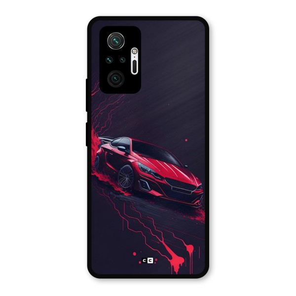 Stunning Car Metal Back Case for Redmi Note 10 Pro