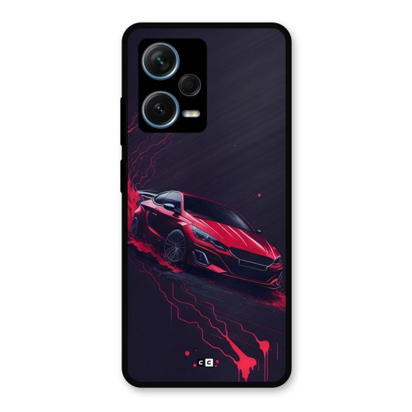 Stunning Car Metal Back Case for Redmi Note 12 Pro Plus 5G