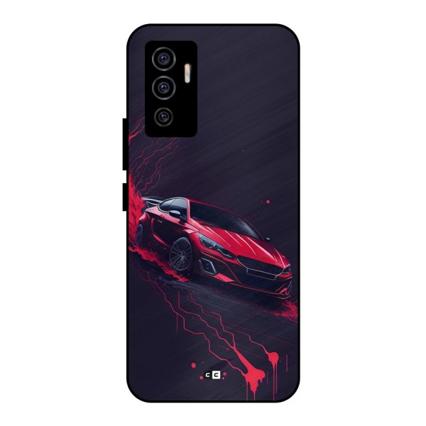 Stunning Car Metal Back Case for Vivo V23e