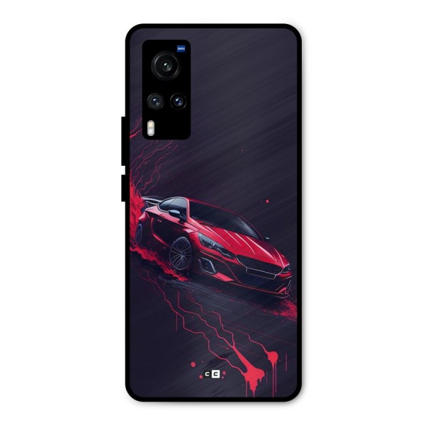 Stunning Car Metal Back Case for Vivo X60