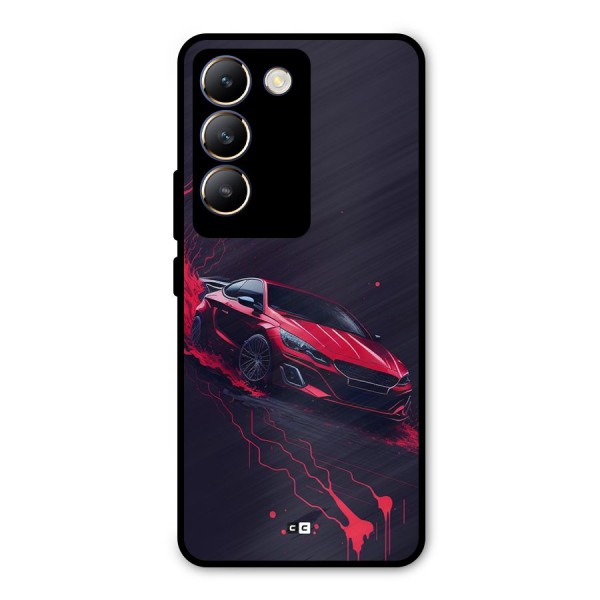 Stunning Car Metal Back Case for Vivo Y200e
