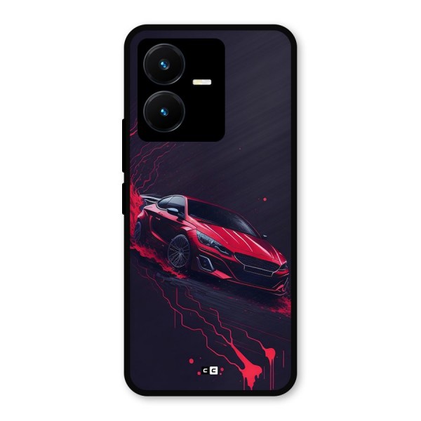 Stunning Car Metal Back Case for Vivo Y22