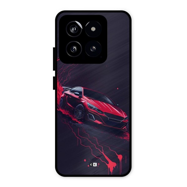 Stunning Car Metal Back Case for Xiaomi 14