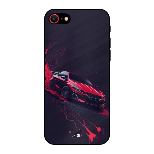 Stunning Car Metal Back Case for iPhone SE 2022