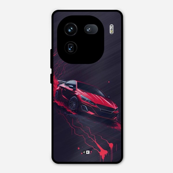 Stunning Car Metal Back Case for iQOO 12