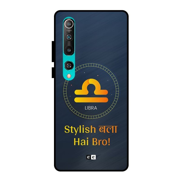 Stylish Libra Metal Back Case for Mi 10