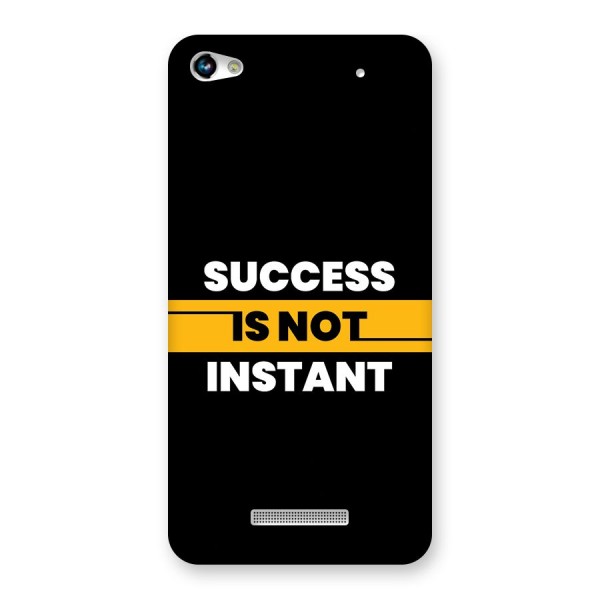 Success Not Instant Back Case for Canvas Hue 2 A316