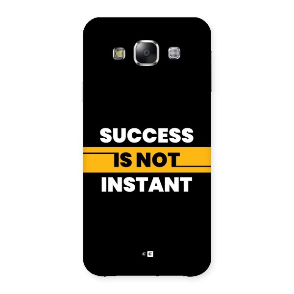 Success Not Instant Back Case for Galaxy E5