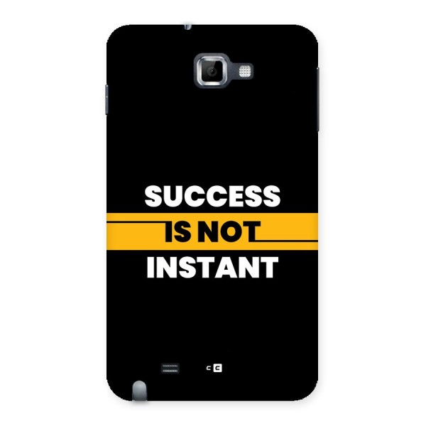 Success Not Instant Back Case for Galaxy Note