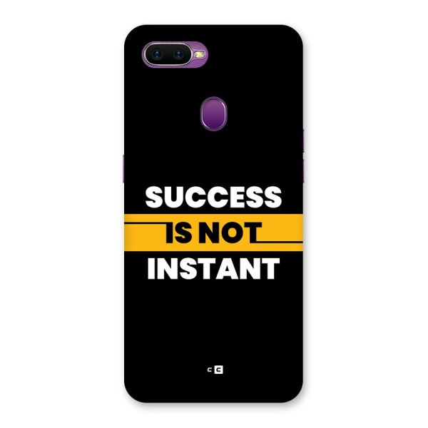 Success Not Instant Back Case for Oppo F9