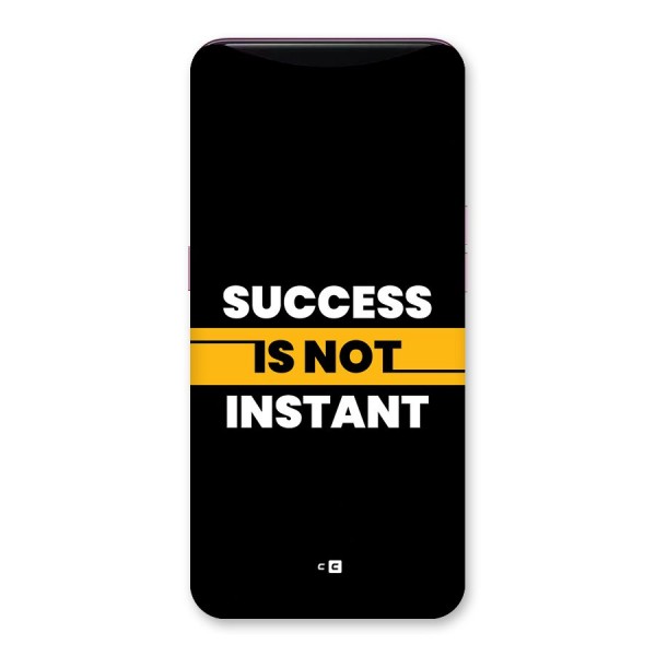 Success Not Instant Back Case for Oppo Find X