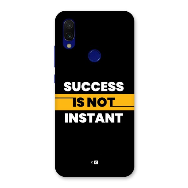 Success Not Instant Back Case for Redmi 7